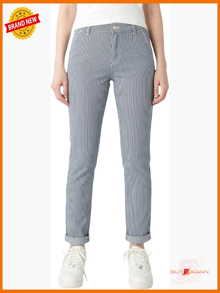 Slim Straight Fit Roll Hem Carpenter Pants With Multi-Use Pockets